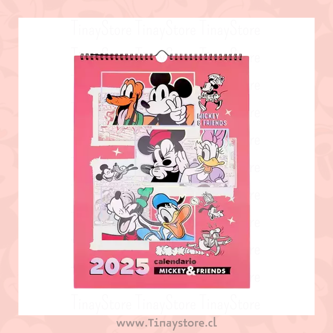 Calendario 2025 Mickey y sus amigos