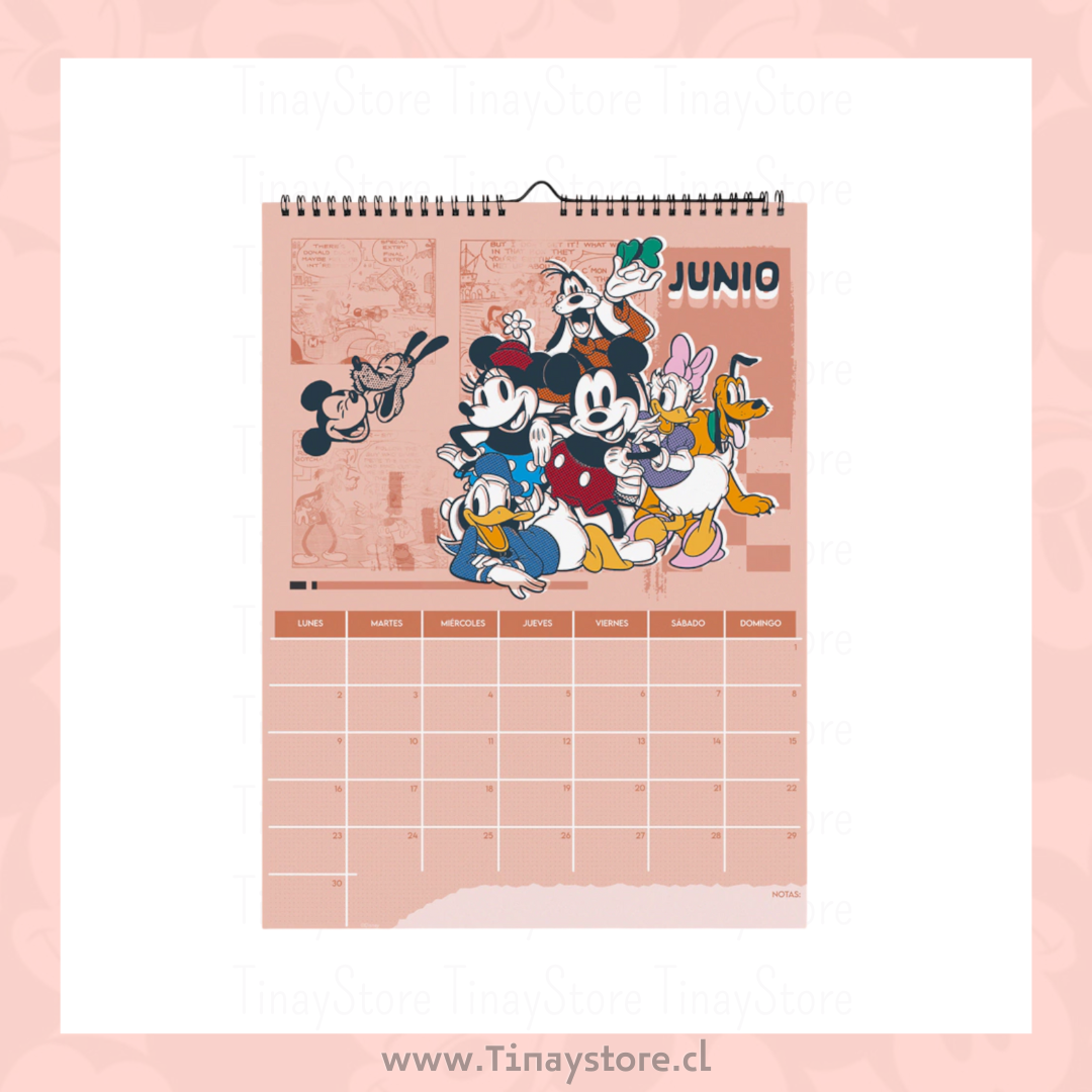 Calendario 2025 Mickey y sus amigos