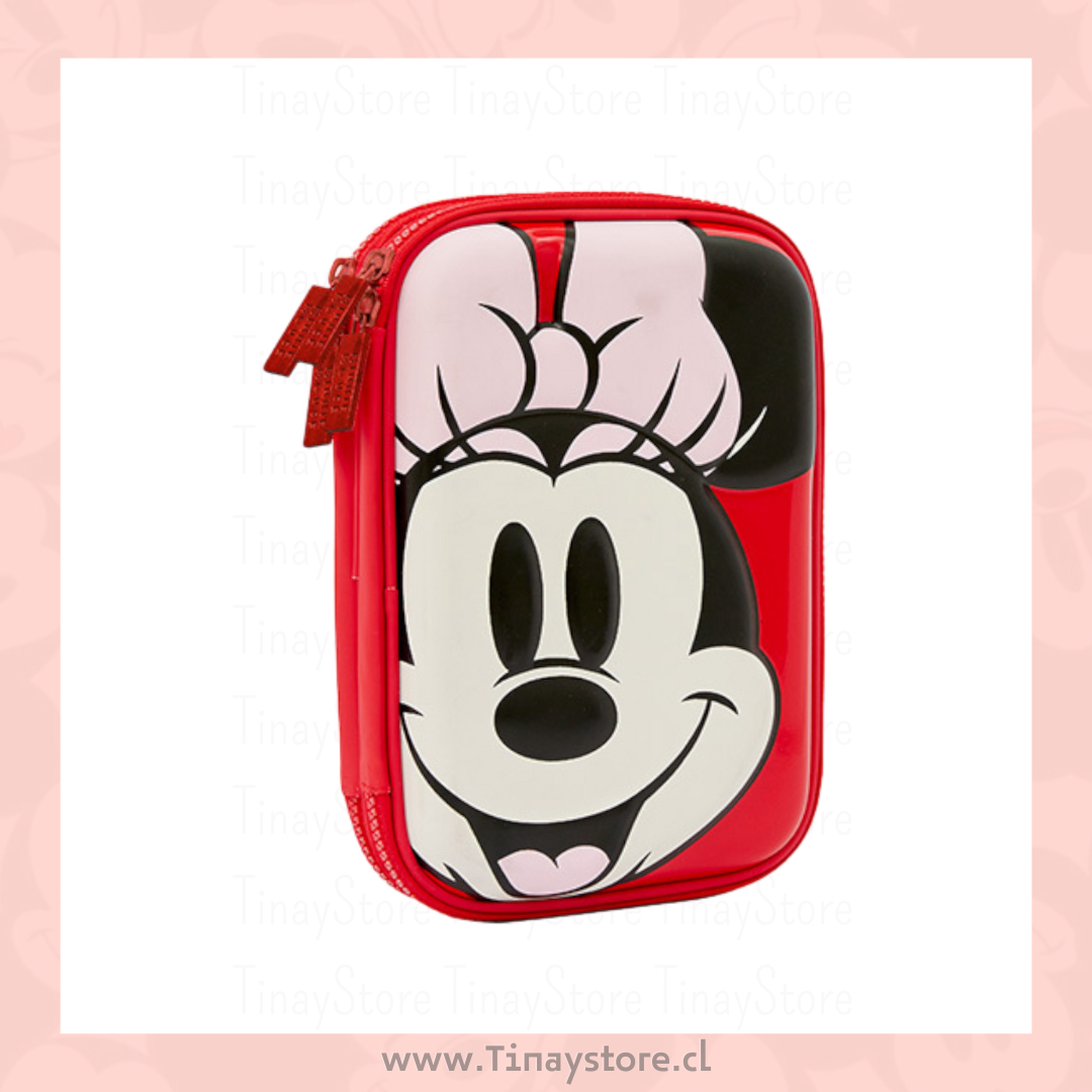 Estuche Minnie mouse pared doble