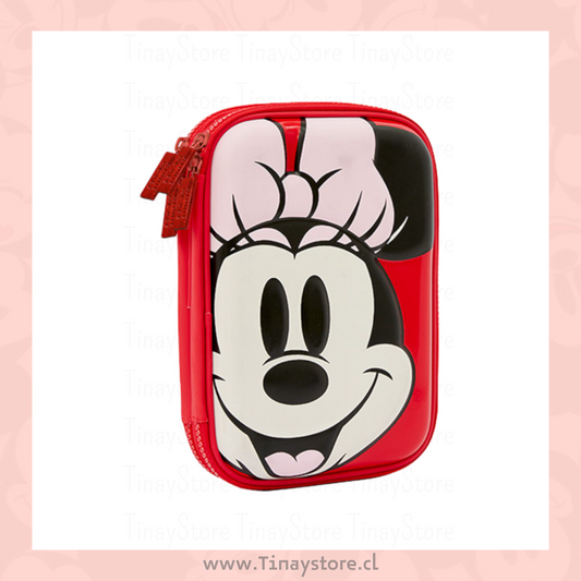 Estuche Minnie mouse pared doble