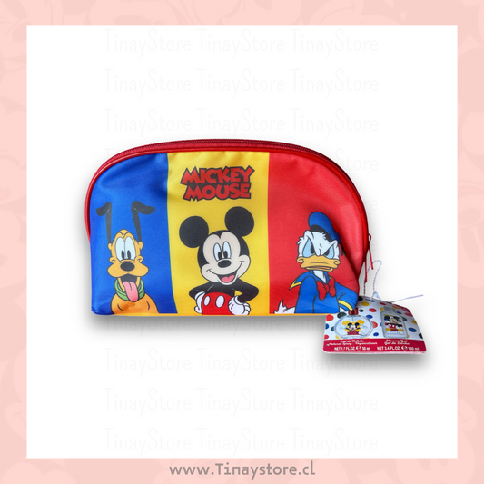 Set eau de toilette/50ml + gel de ducha/100ml + neceser Mickey y sus amigos