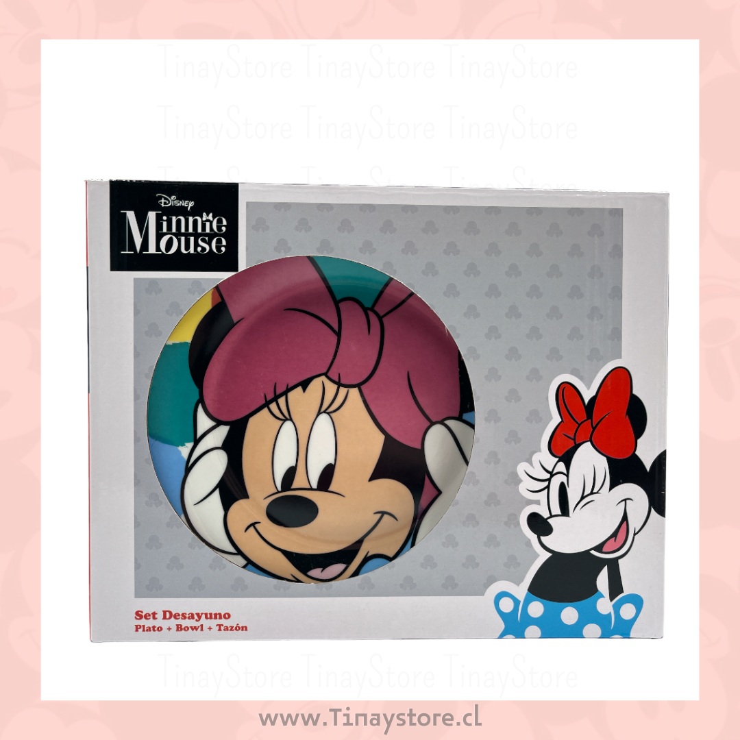 Set cerámica desayuno Minnie