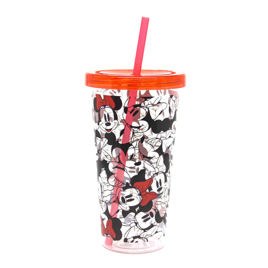 Vaso bombilla Minnie mouse