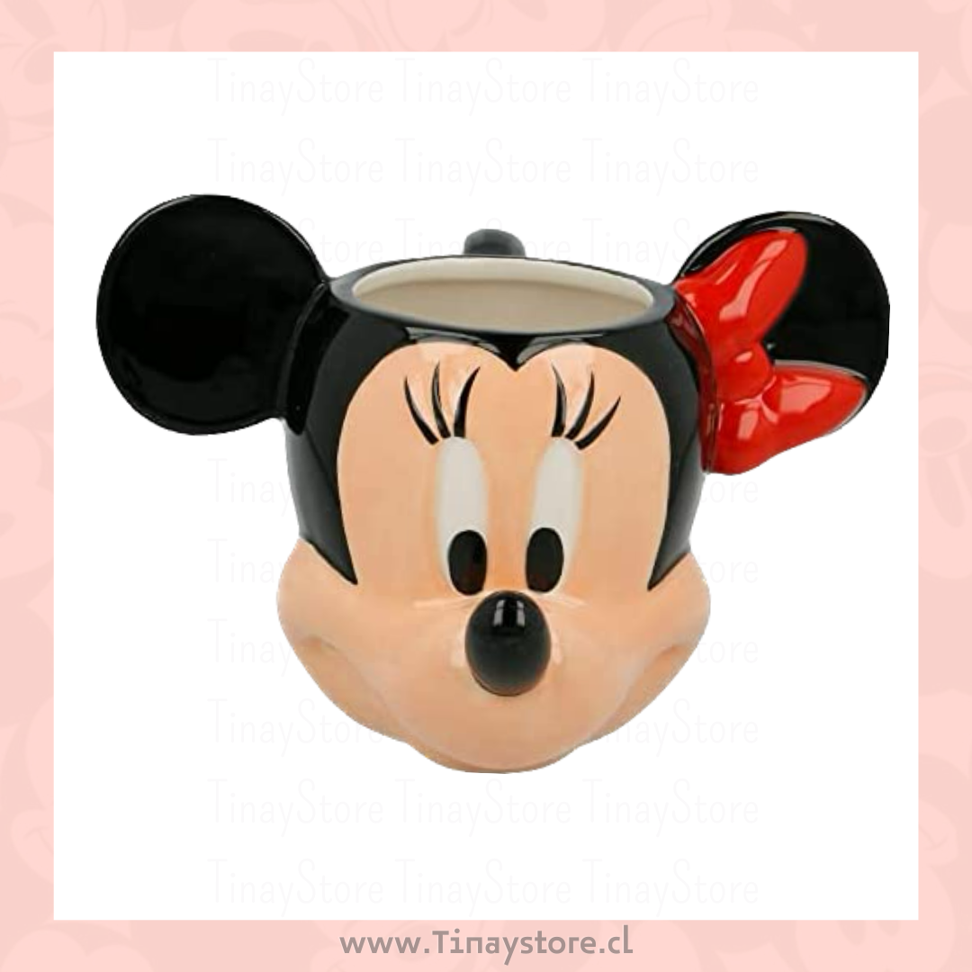 Taza 3D cerámica Minnie mouse